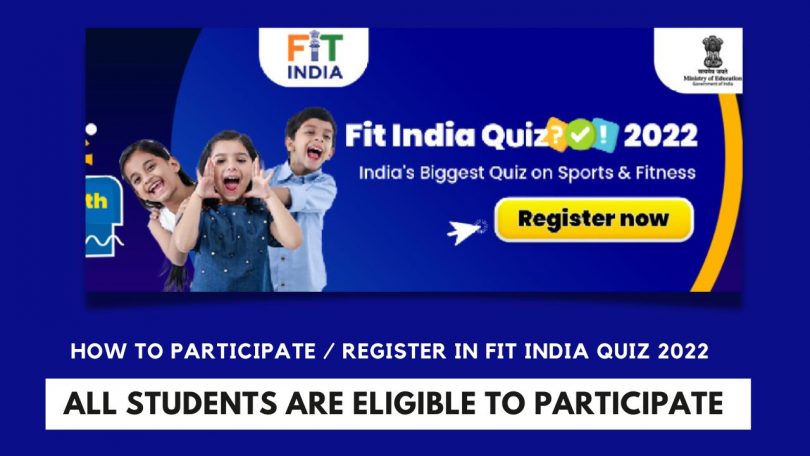 How to Participate Register in Fit India Quiz 2022