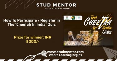 How to Participate Register in The ‘Cheetah In India’ Quiz