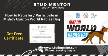 How to Register Participate in MyGov Quiz on World Rabies Day