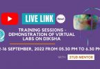 How to Watch Online Training Sessions - Demonstration of Virtual Labs on DIKSHA