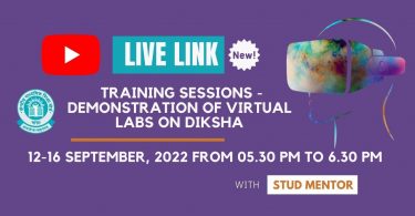 How to Watch Online Training Sessions - Demonstration of Virtual Labs on DIKSHA