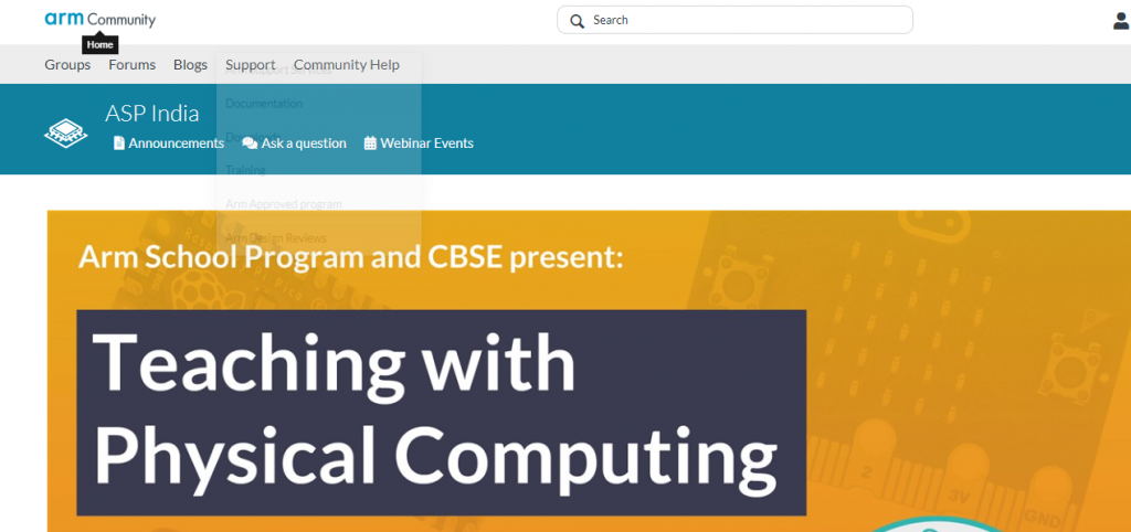 regitration link of Webinars on the theme Teaching with Physical Computing