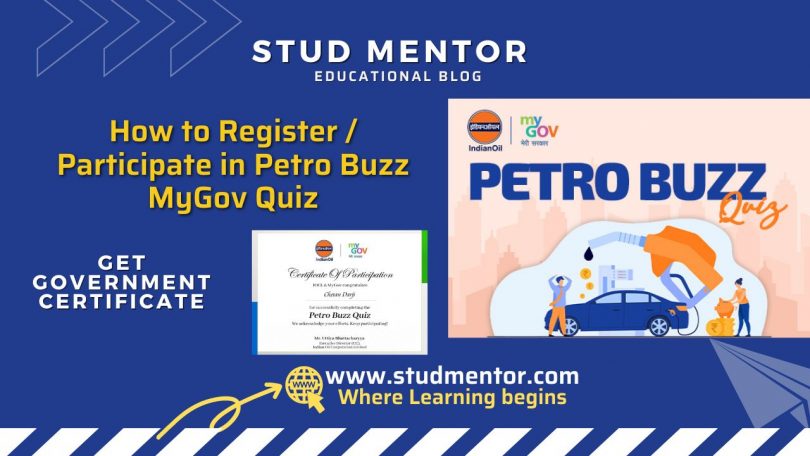 How to Register Participate in Petro Buzz MyGov Quiz 2022