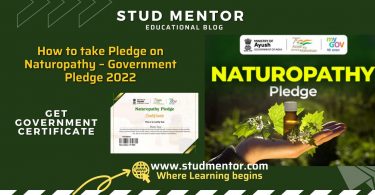 How to take Pledge on Naturopathy – Government Pledge 2022