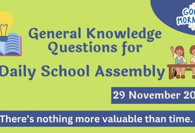 Quiz for Daily School Assembly, GK Questions – 29 November 2022