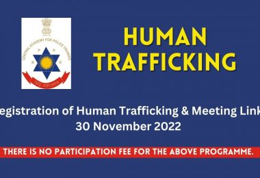 Registration of Human Trafficking & Meeting Link 30 November 2022