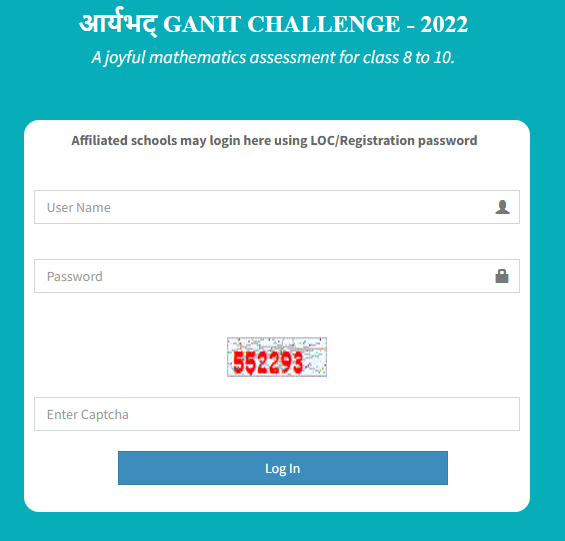 How to Apply Participate for Aryabhata Ganit Challenge 2022