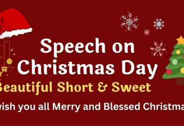 Beautiful Short Speech for Christmas Day 25 December 2022