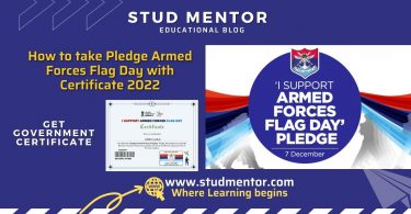 How to take Pledge Armed Forces Flag Day with Certificate 2022