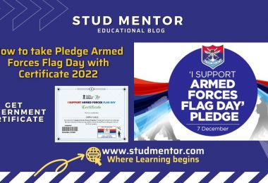 How to take Pledge Armed Forces Flag Day with Certificate 2022