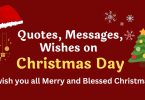 Merry Christmas Day Quotes, Messages, Wishes 2022