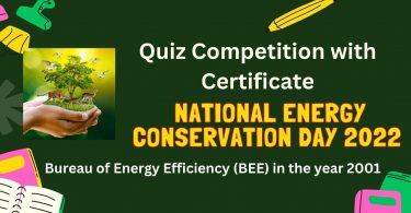 Quiz on National Energy Conservation Day 2022 with Certificate