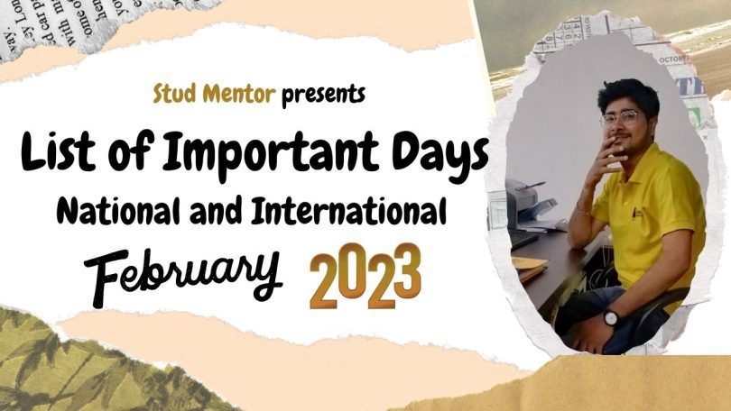 List of Important Days of February Month National and International 2023