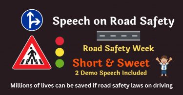 Speech on Road Safety Road Safety Speech for Student, Teachers in English 2023
