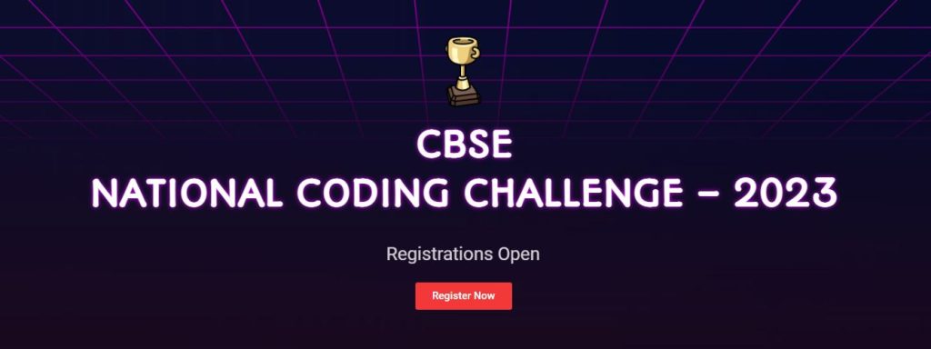 Click Here to Register in CBSE Coding Challenge 2023