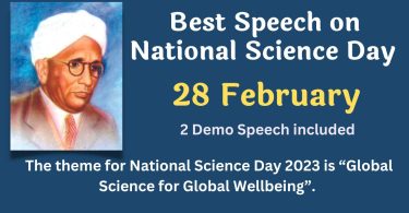 Best Speech on National Science Day - 28 February 2023