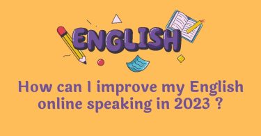 How can I improve my English online speaking in 2023