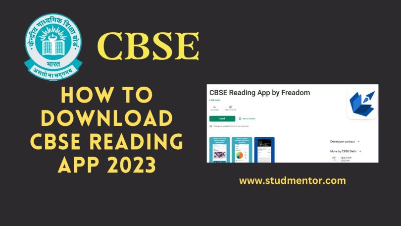 How to Download CBSE Reading App by Freadom 2023