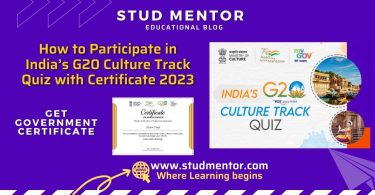 How to Participate in India’s G20 Culture Track Quiz with Certificate 2023