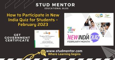 How to Participate in New India Quiz for Students – February 2023