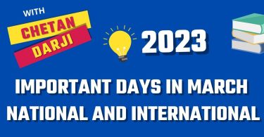 Important Days in March 2023 National and International Dates List