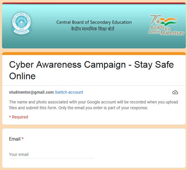 Link of Upload Report - Cyber Awareness Campaign – Stay Safe Online 2023