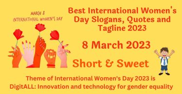 Best International Women's Day Slogans, Quotes and Tagline 2023