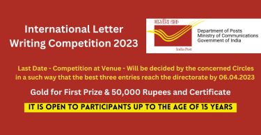 How to Participate in International Letter Writing Competition - Department of Post 2023