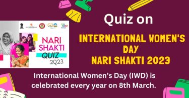 Quiz Competition with Certificate on International Women's Day - Nari Shakti 2023