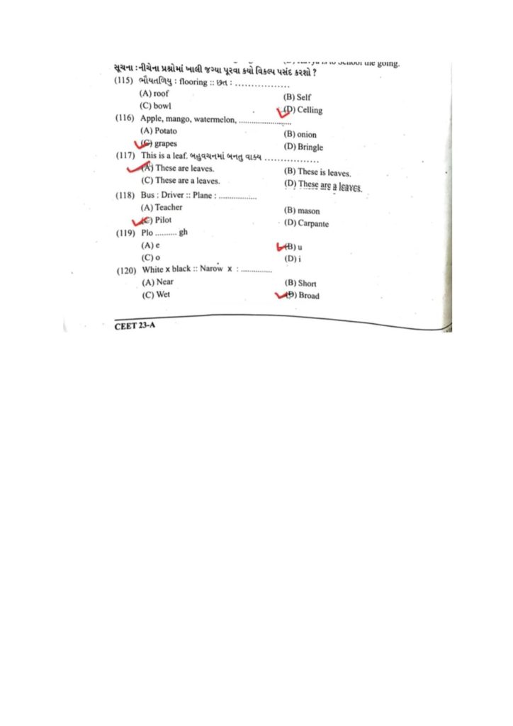 CEET - 2023 Paper Solution in Gujarati-page-014