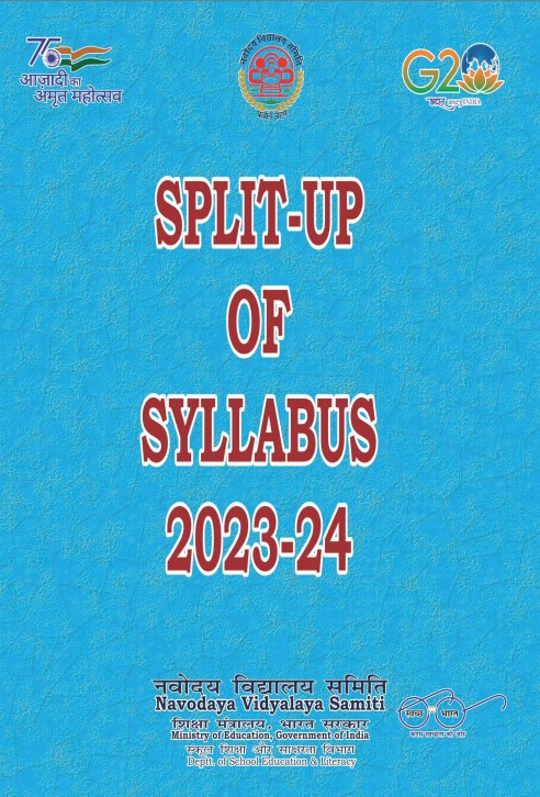 Download Navodaya Vidyalaya Samiti Split up of Syllabus 2023-24