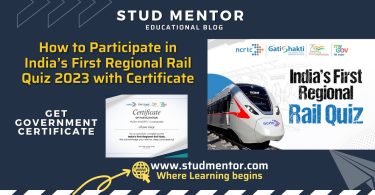 How to Participate in India’s First Regional Rail Quiz 2023 with Certificate