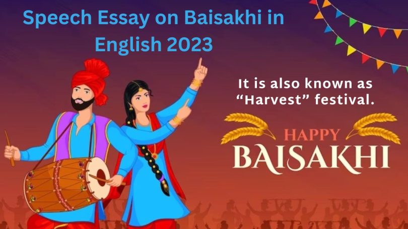Speech Essay on Baisakhi in English 2023