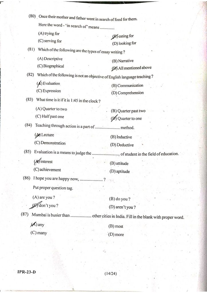 Tet - 1 Paper Solution -16 April 2023 - Page 13