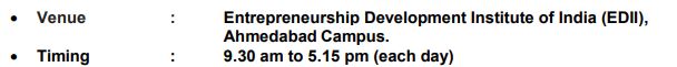 venue and time of cbse circular