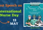 Best Speech on International Nurse Day - 12 May 2023