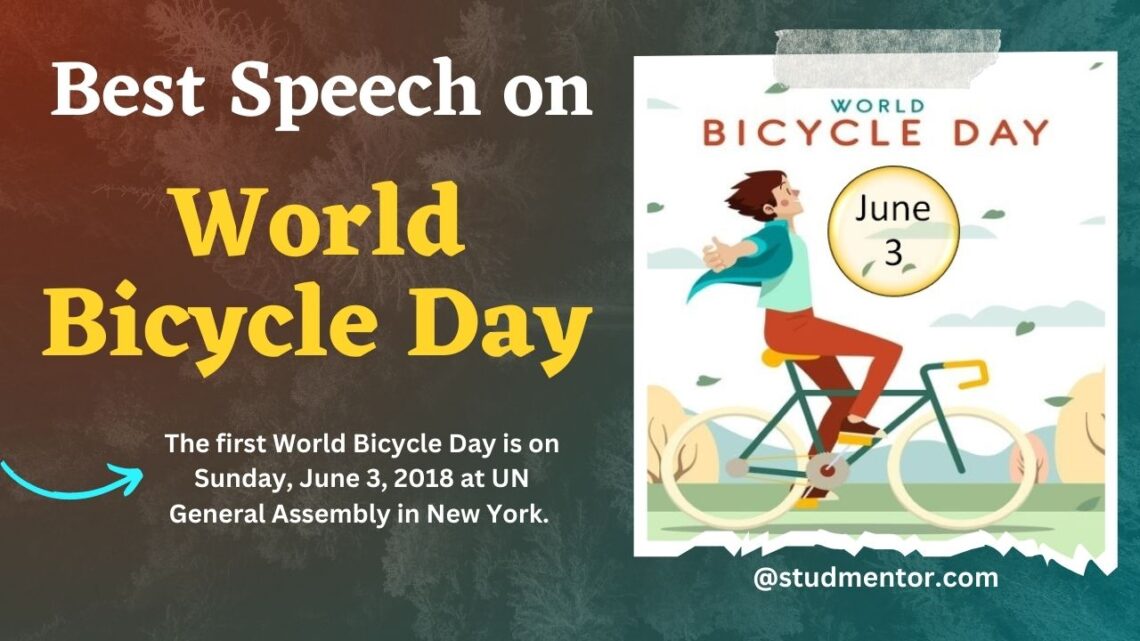 Best Speech on International World Bicycle Day 3 June 2023