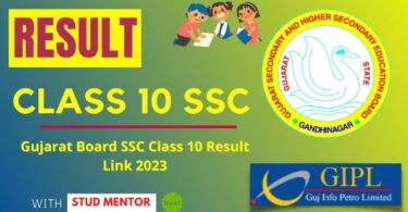 Gujarat Board SSC Class 10 Result Link 2023