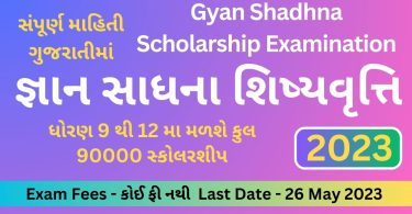 How to Apply Online for Gyan Sadhna Scholarship Examination, Syllabus 2023