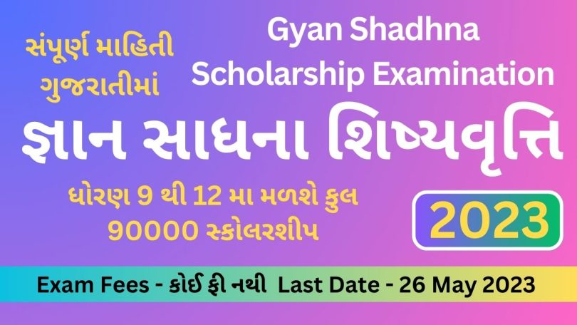 How to Apply Online for Gyan Sadhna Scholarship Examination, Syllabus 2023