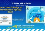 How to take E-Pledge on International Yoga Day 2023