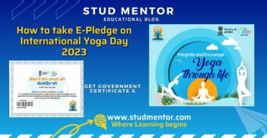 How to take E-Pledge on International Yoga Day 2023