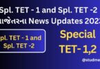 Latest News Updates about Special TET - 1 and TET 2 - Gujarat