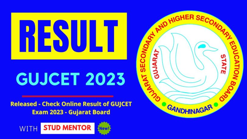 Released - Check Online Result of GUJCET Exam 2023 - Gujarat Board