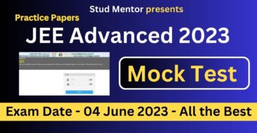 Released JEE Advanced 2023 Practice Papers Mock Test Online by @Jeeadv.ac.in