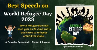 Best Speech Essay on World Refugee Day - 20 June 2023