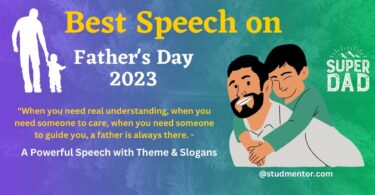 Best Speech on Father's Day - 18 June 2023