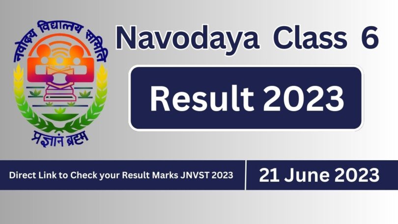 How to Check Navodaya Class 6 2023 - Result Link Declared Today