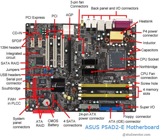 Internal Photo of Mother Board Socket