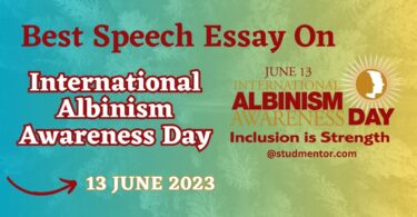 Speech Essay on International Albinism Awareness Day - 13 June